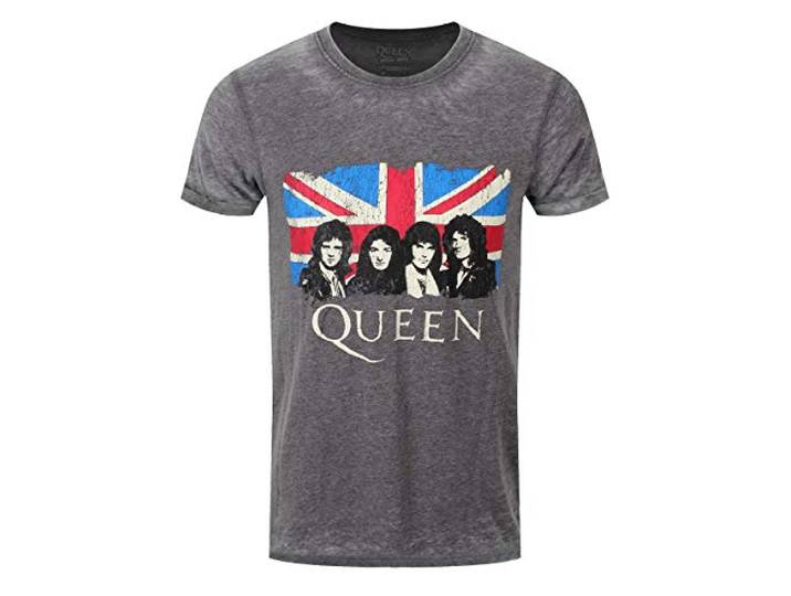 T-Shirt # L Grey Unisex # Vintage Union Jack