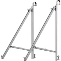 Balkonhalterung für Balkon mit Glasverkleidung für Solarmodule