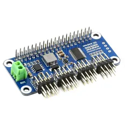 Waveshare Servo Driver HAT (B), 16-Kanal, 12-Bit PWM, I2C, 5V Regler, für Raspberry Pi / Jetson Nano