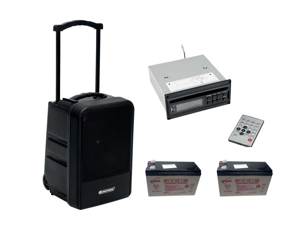 Omnitronic MOM-10BT4 Modulair draadloos PA-systeem met CD-speler
