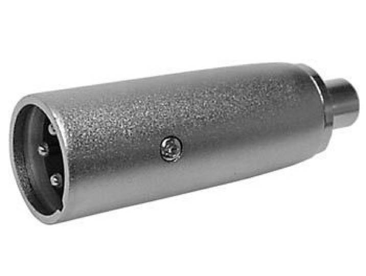 3P XLR Plug Mannelijk - RCA Plug Vrouwelijk