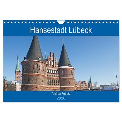 Hansestadt Lübeck / Geburtstagskalender (Wandkalender 2026 DIN A4 quer), CALVENDO Monatskalender