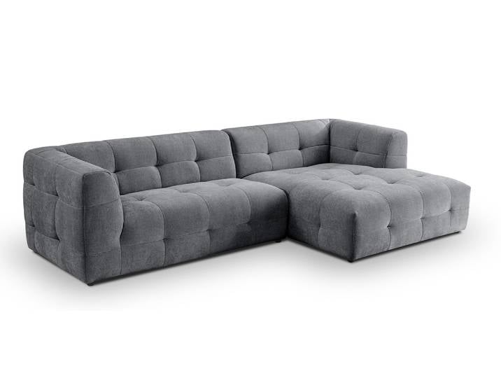 Ecksofa Polstersofa Tenso rechts , 292cm , Webstoff , grau