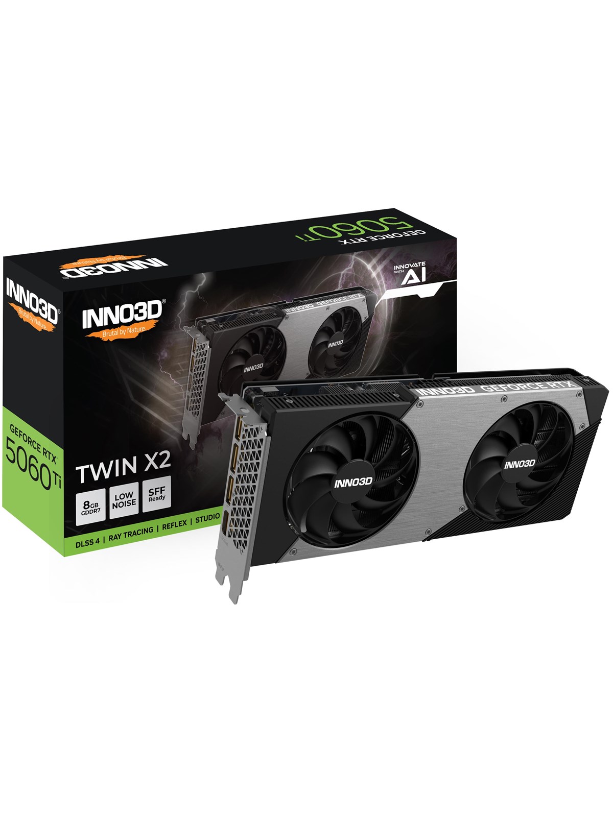 Inno3D GeForce RTX 5060 Ti Twin X2 - 8GB GDDR7 RAM - Grafikkarte