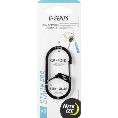 NITE Ize Schlüssel-Karabiner NI-GS3-01-R6 Schwarz 1St.