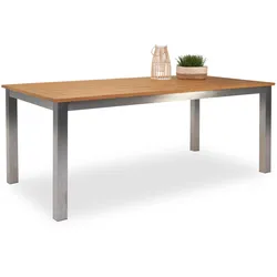 Gartentisch ALBANY (LBH 200x100x77 cm) - braun - LBH 200x100x77 cm