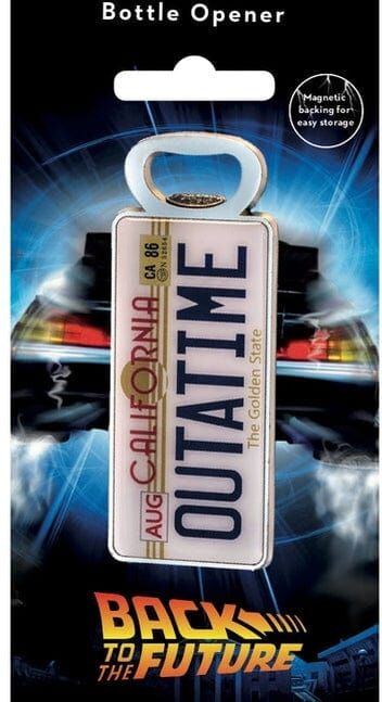 IRON GUT PUBLISHING Back to the Future Outatime Bottle Opener Collectible - Officially Licensed