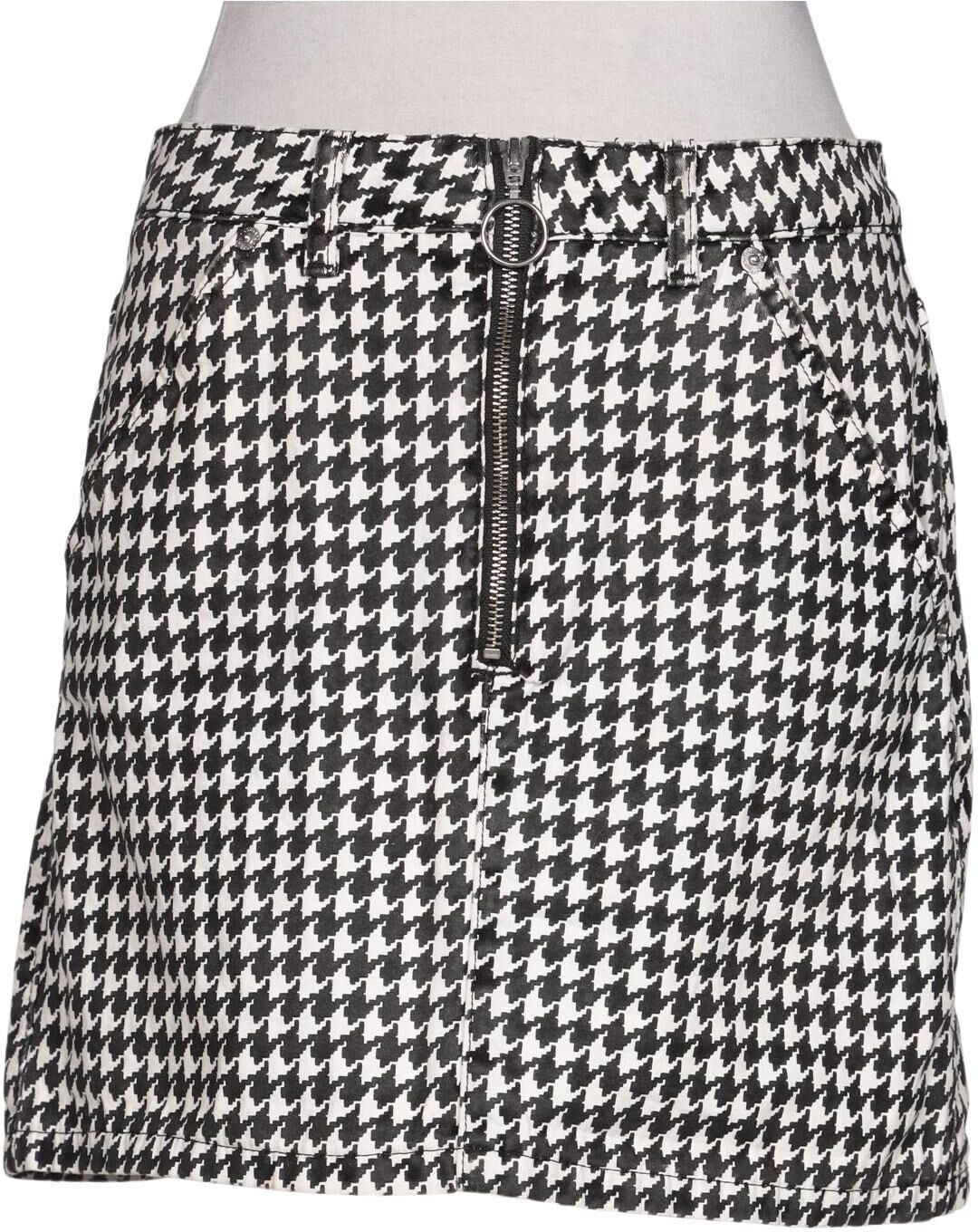 Topshop Tall Damen Rock, Mehrfarbig, Gr. EU 38, Baumwolle - Second Hand