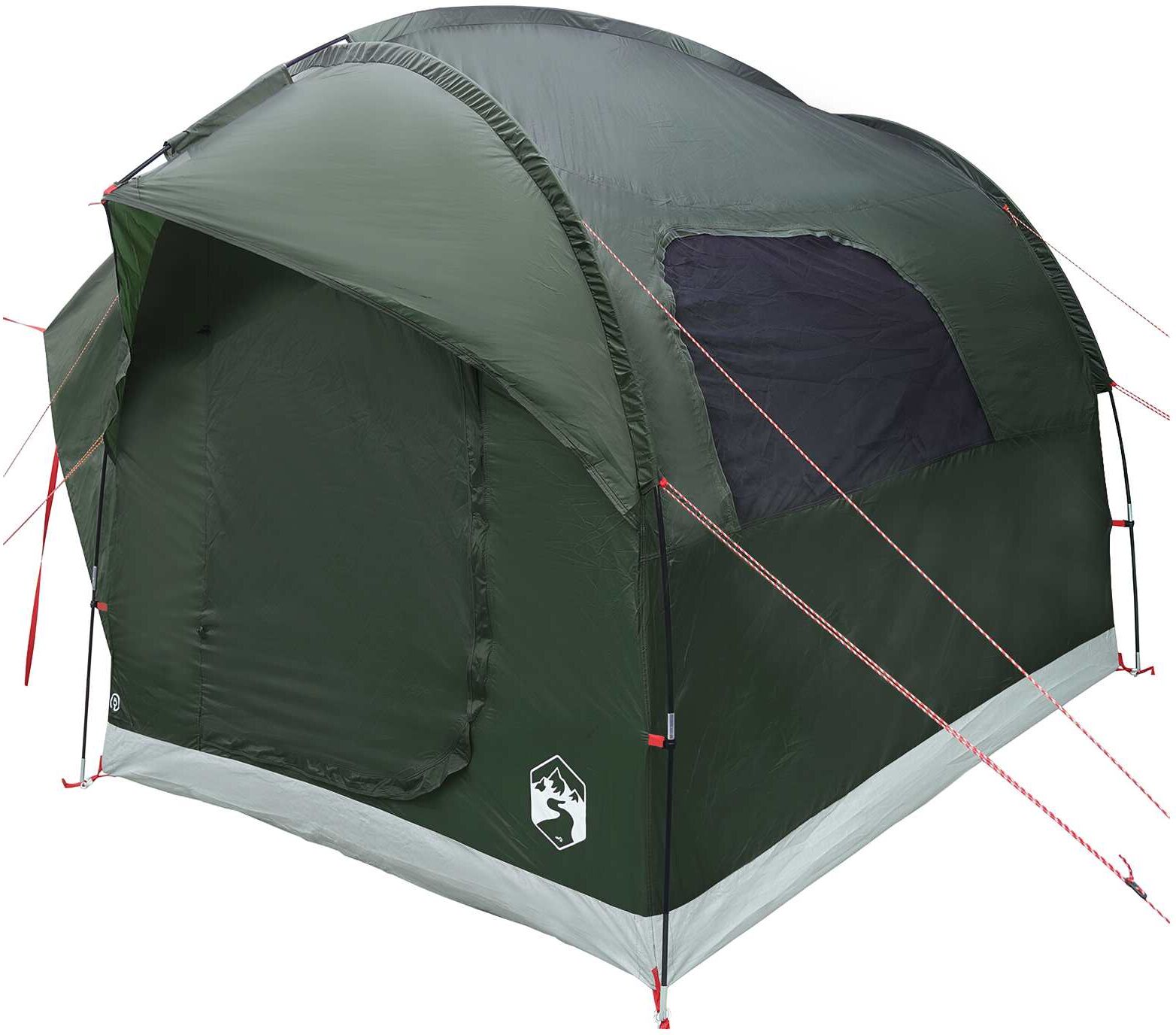 vidaXL Tente de voiture Vert armée 3 personnes Polyester et Acier