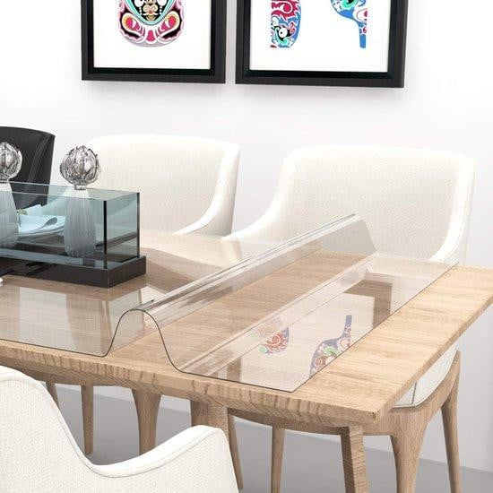 Famanu Transparant Tafelkleed, Waterdicht en Hittebestendig, B/D: 200 x 100 cm