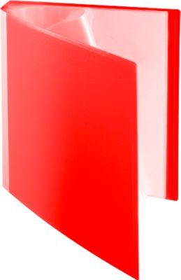 FolderSys PP-Sichtbuch, für DIN A4, 30 Sichthüllen, rot