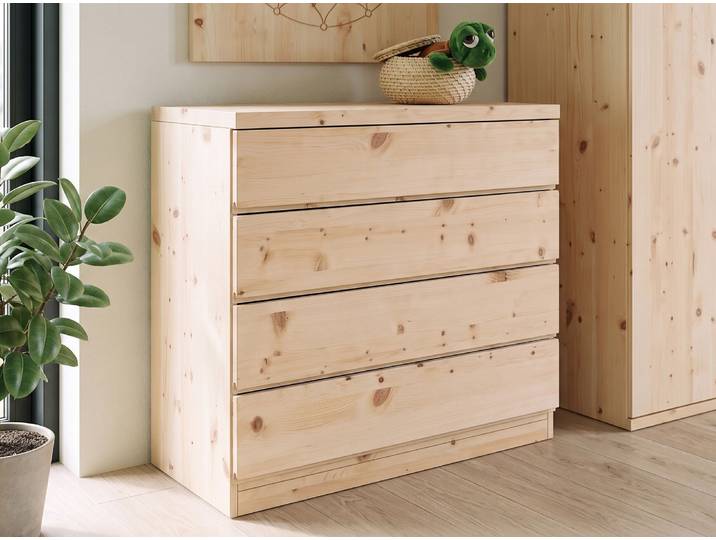 Zirbenkommode „Patrizia“ 100 cm Massivholz Zirbe