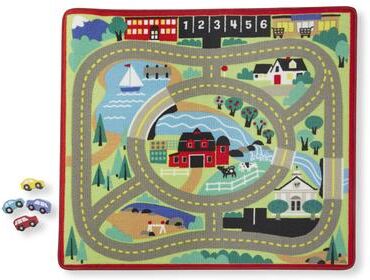 Melissa & Doug Round the Town Road Rug