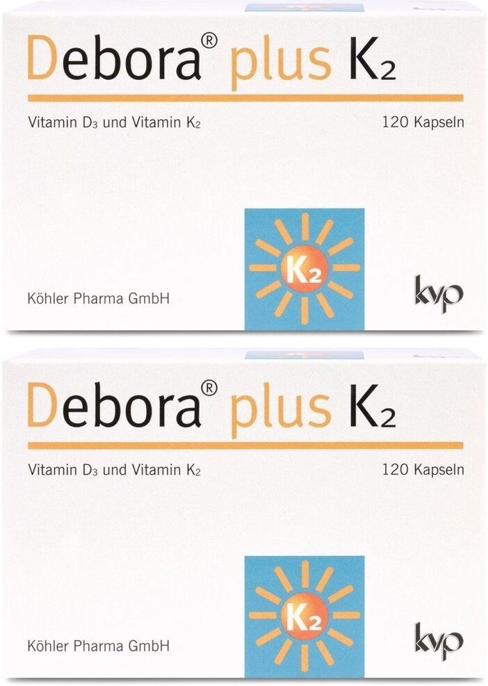 Debora plus K2 Kapseln 2x 2x120 St