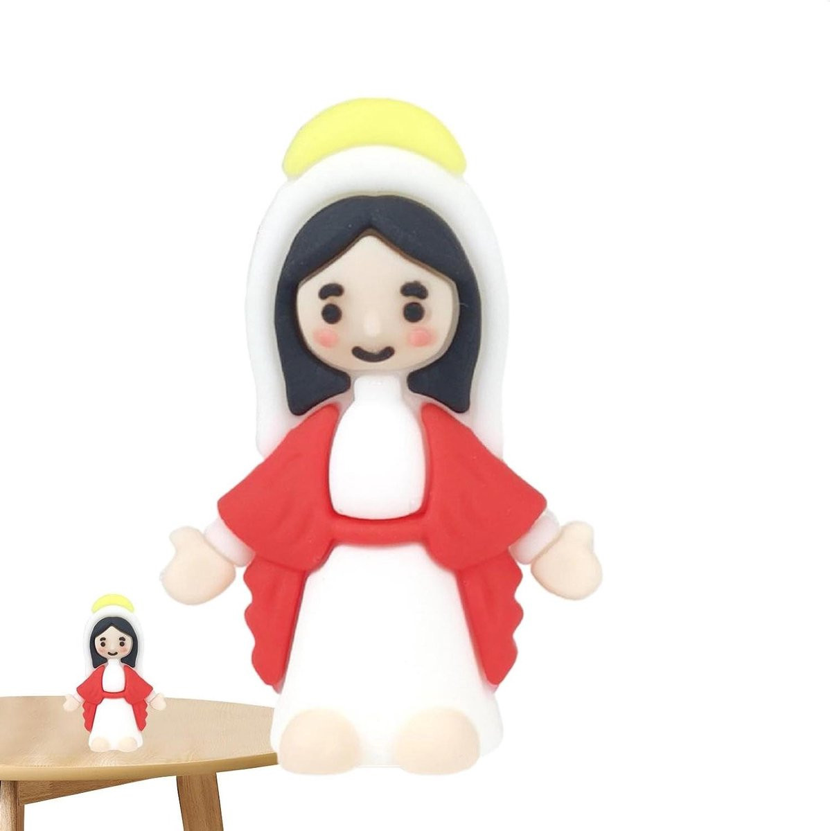 Mariabeeld Moeder Maria beeldje van PVC, 35 cm