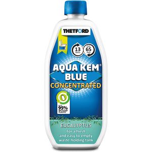 Thetford WC-Reiniger Aqua Kem Blue Konzentrat, flüssig, mit Eucalyptusduft, Flasche 780 ml