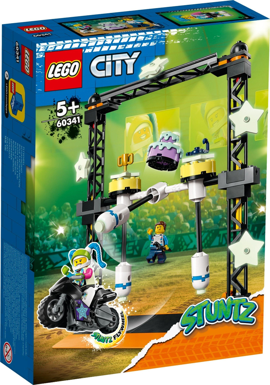 LEGO City Stuntz 60341 Umstoß-Stuntchallenge