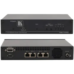 Kramer EXT3-XR-TR - 4K60 4:4:4 HDMI Ex (0.12 m), Videokabel, Schwarz