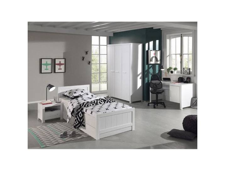 GASTON - Chambre 90x200cm + Armoire 3P + Bureau