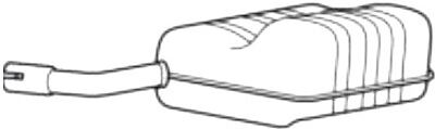 VEGAZ VS-740 Rear silencer