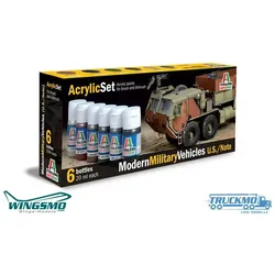 Italeri Acryl Set Moderne Militärfahrzeuge 0442