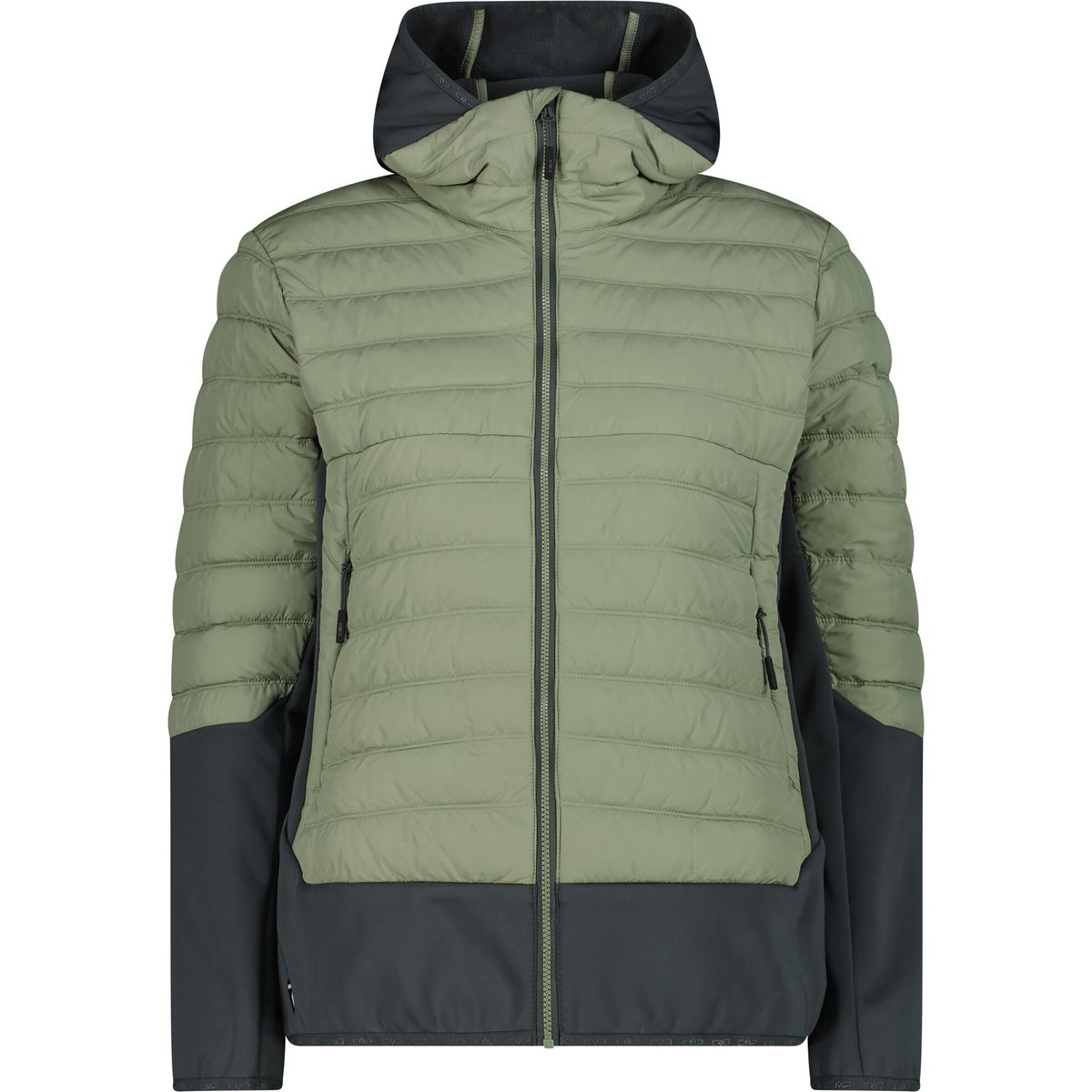 CMP Woman Jacket Hybrid FIX Hood green tea (E624) 40 35Z2566-E624-40