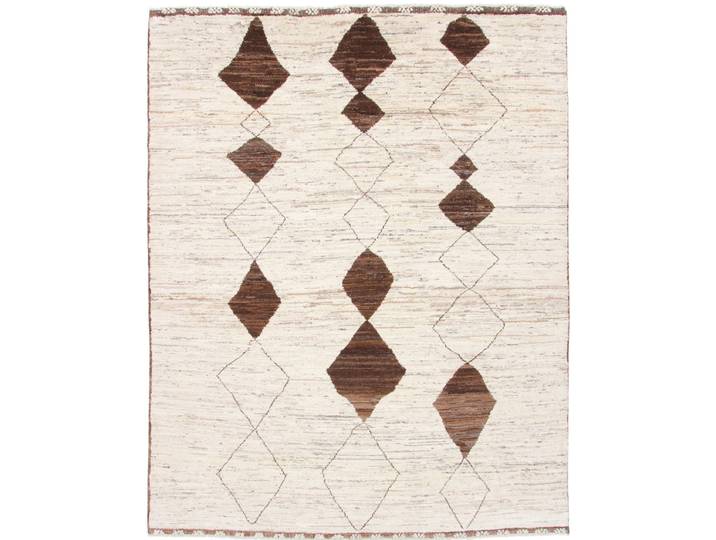 Berber Maroccan Teppich 246x304 Handgeknüpft Modern Orientteppich Designteppich Wolle