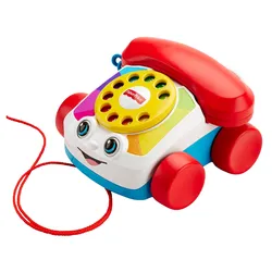 Fisher-Price Plappertelefon, Baby Spielzeug-Telefon, Nachzieh-Spielzeug, Nachziehtier