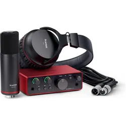 Focusrite Recording-Set Scarlett Solo Studio – 4th Generation (USB), Audio Interface, Schwarz