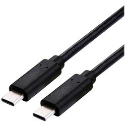 ROLINE USB4 Gen3x2 Kabel, C–C, ST/ST, 8K UHD-2, 40Gbit/s, 100W, schwarz, 1 m 11.02.9082