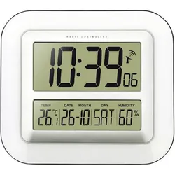 Technoline Funkwanduhr WS8006, Wetterstation, Schwarz
