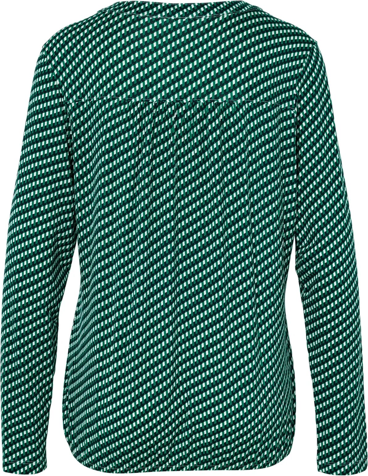 Tchibo - Bedrucktes Blusenshirt - Damen - Gr. XL - dunkelblau/print