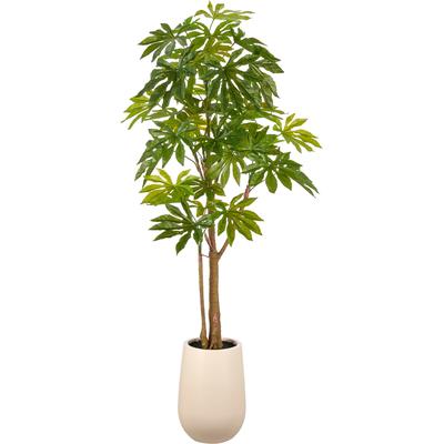 Kunstbaum CREATIV GREEN "Aralia japonica", grün, H:175cm, Obermaterial: 100% Kunststoff, Kunstpflanzen, in beeindruckender Größe