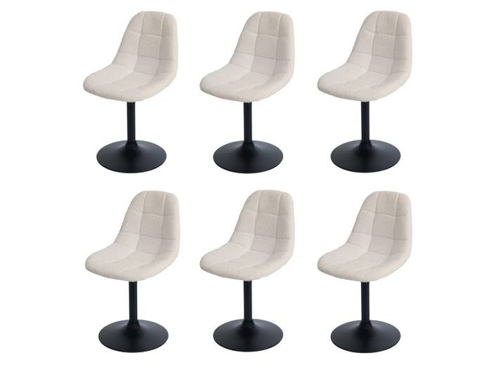 ESSZIMMERSTUHL Beige 6er-Set