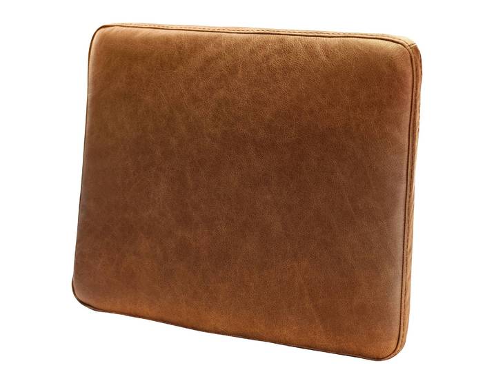 Coussins Marron 52 x 42 x 7cm Cuir Arelia