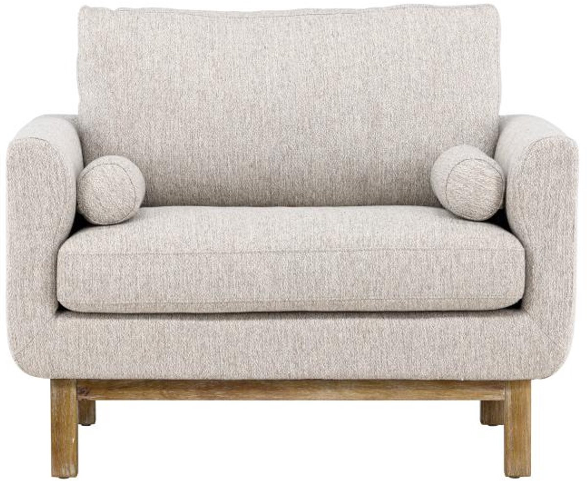 Svea Nasser fauteuil beige boucle stof
