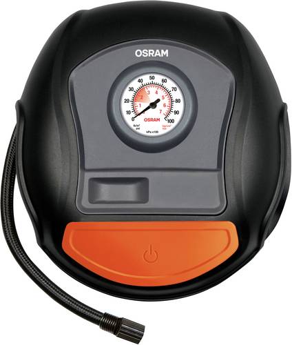 Osram Automotive OTI200 Kompressor Analoges Manometer, Kabelfach/-aufnahme, Überlastungsschutz