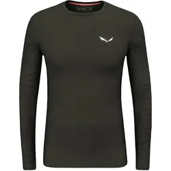 Salewa, Herren, Funktionsshirt, Cristallo Warm Alpine Merino Responsive Langarm Baselayer (52, XL), Grün