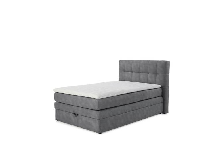 Boxspringbett AMY 120 x 200 cm grau