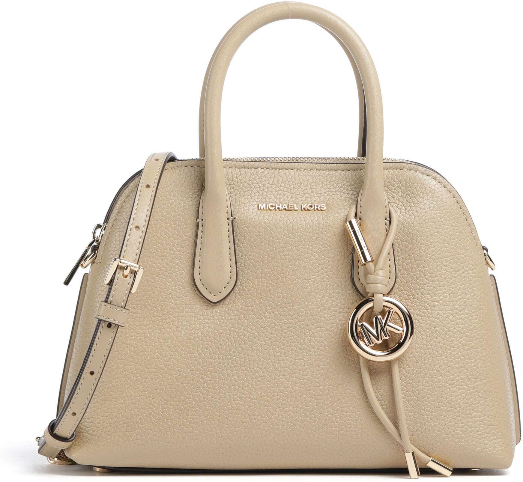 Michael Kors Freddie Medium Handtasche aus Leder, beige