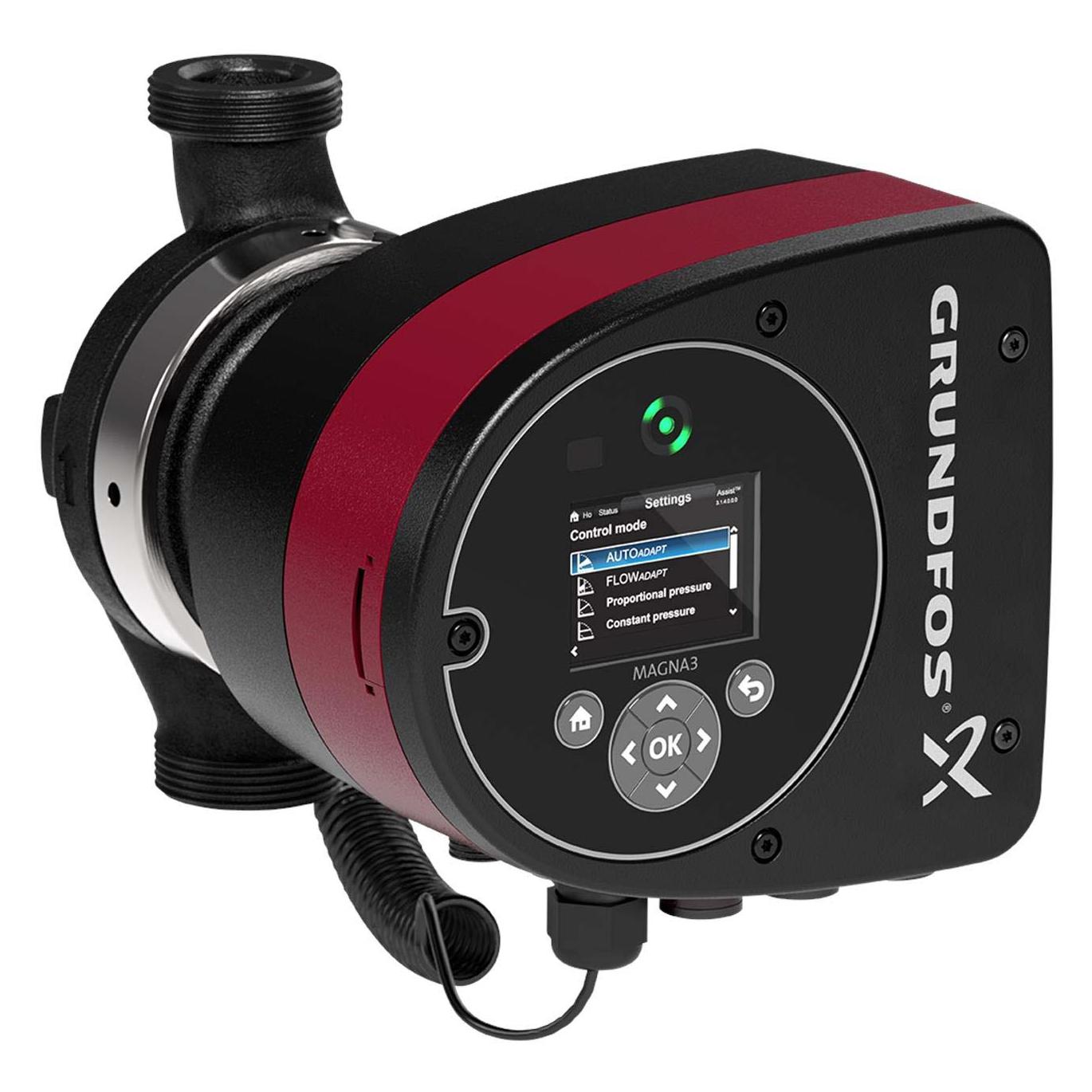Grundfos Elektronisch geregelte Umwlzpumpe MAGNA3 32-80 180 mm 2" 97924635 (Hauswasserpumpe) (97924635)