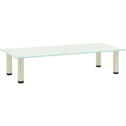 vidaXL TV-Tisch Mattiert 80x35x17 cm Hartglas
