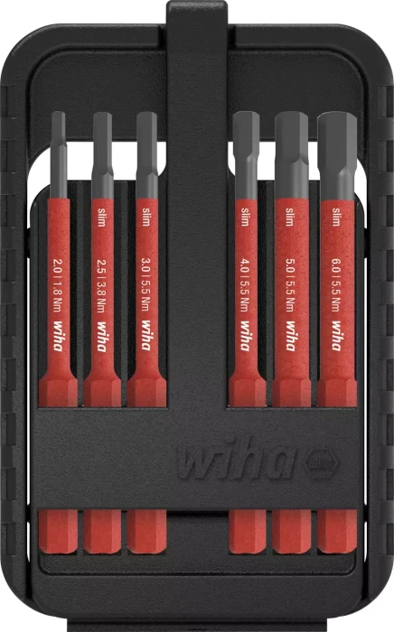 wiha Bit-Set slimBit electric 43156, 7-tlg.