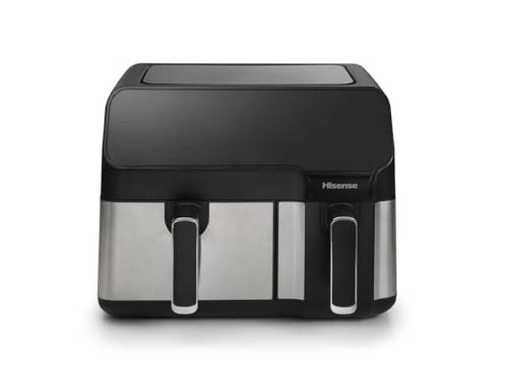Hisense HAF2900D Heißluftfritteuse Dual, Schwarz LED