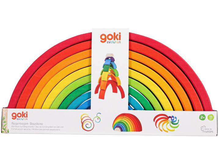 goki gollnest & kiesel BausteineRegenbogen, 11 Teile