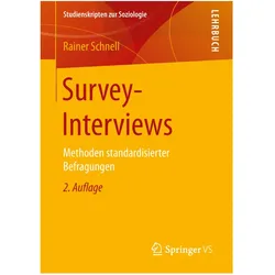 Survey-Interviews, Fachbücher von Rainer Schnell