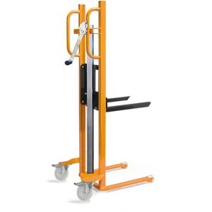 Taurolifter Materialheber 30-1109, mit Gabel, Hub 1222mm, Polyamid-Räder, Tragkraft 150kg