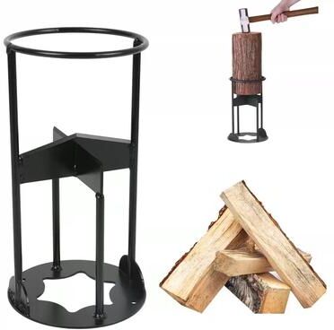 BlastClean Portable Firewood Splitter Manual Log Splitting Wedge For Safe & Effortless Kindling Portable Firewood Splitter Manual Log Splitting Wedge For Safe & Effortless Kindling