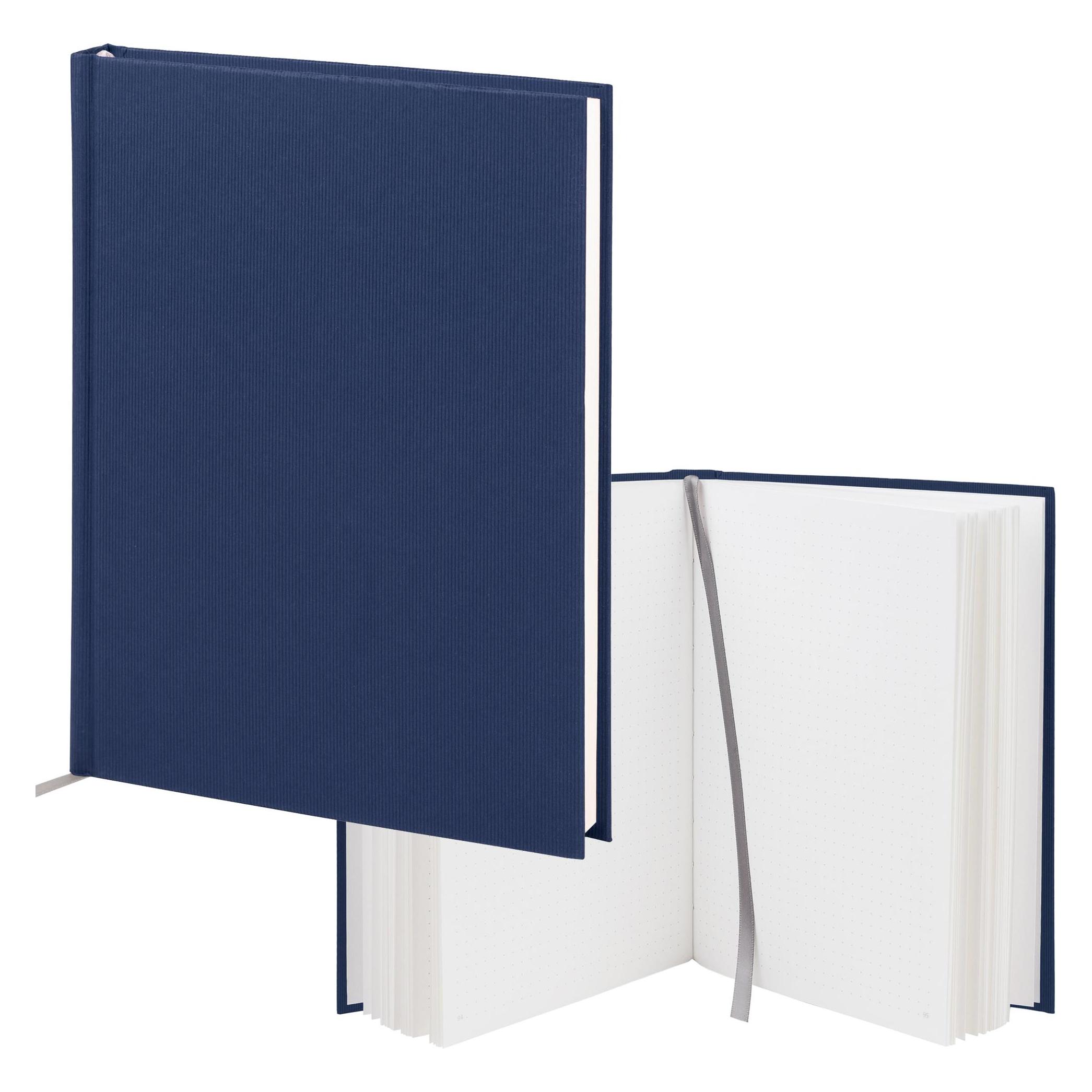 Rössler Notizbuch Soho navy (A5, Blanko, Harter Einband) (1882452901)