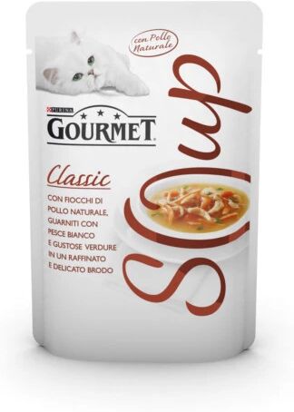 GOURMET CRYSTAL SOUP POLLO PESCE B. VER.40GR